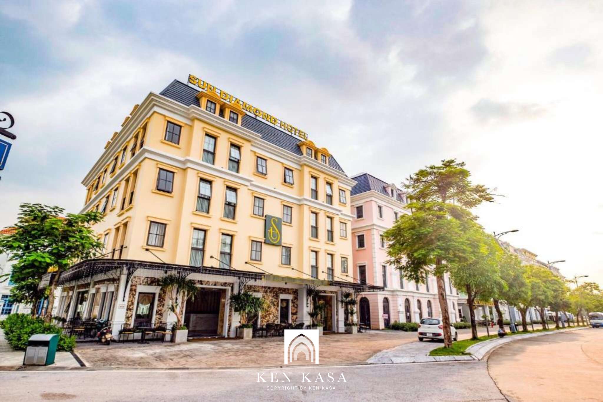 Tổng thể kiến trúc bên ngoài Sun Diamond Hotel Ha Long